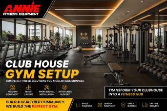 Club House Gym Setup in Ahmedabad